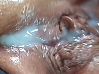 BBW black cock close up..